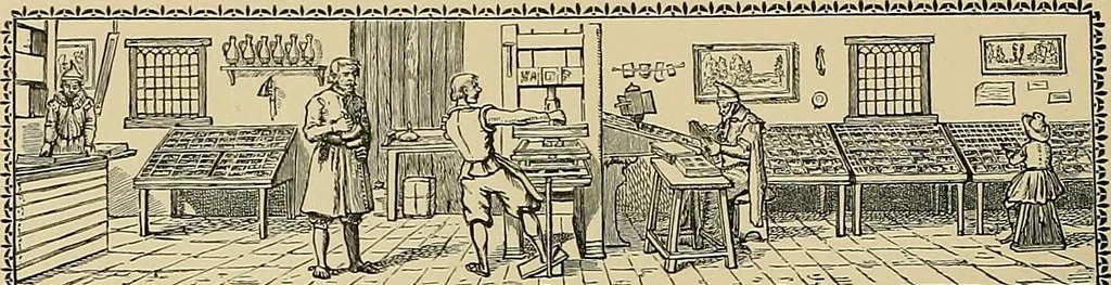 An illustration from A history of the art of bookbinding : with some account of the books of the ancients, 1894, leaf 313