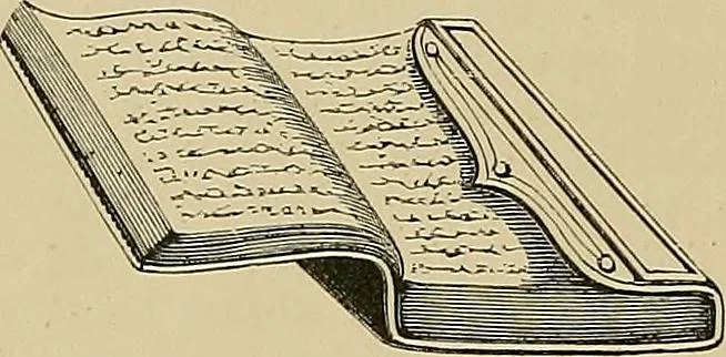 An illustration from A history of the art of bookbinding : with some account of the books of the ancients, 1894, leaf 317