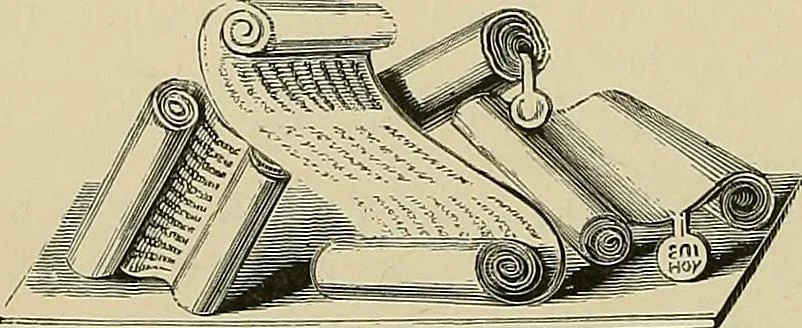 An illustration from A history of the art of bookbinding : with some account of the books of the ancients, 1894, leaf 61