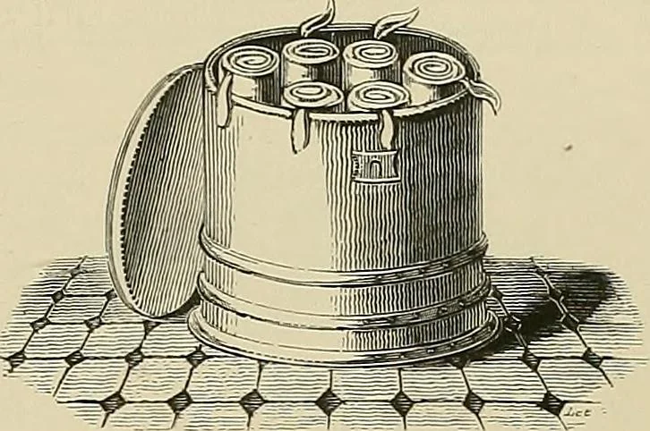 An illustration from A history of the art of bookbinding : with some account of the books of the ancients, 1894, leaf 66