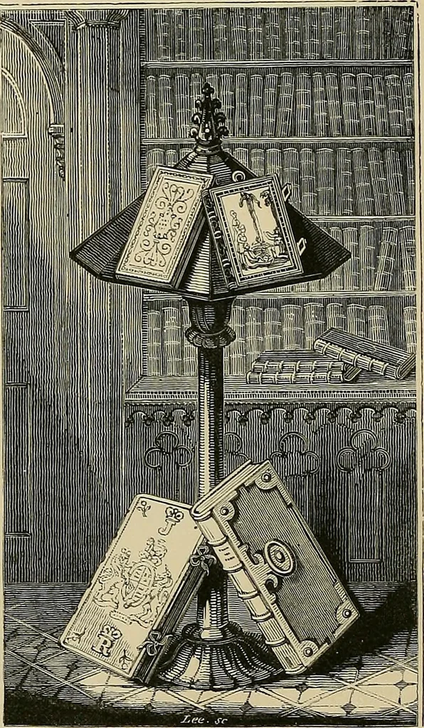 An illustration from A history of the art of bookbinding : with some account of the books of the ancients, 1894, leaf 75