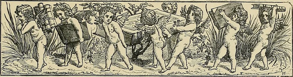 An illustration from A history of the art of bookbinding : with some account of the books of the ancients, 1894, leaf 76