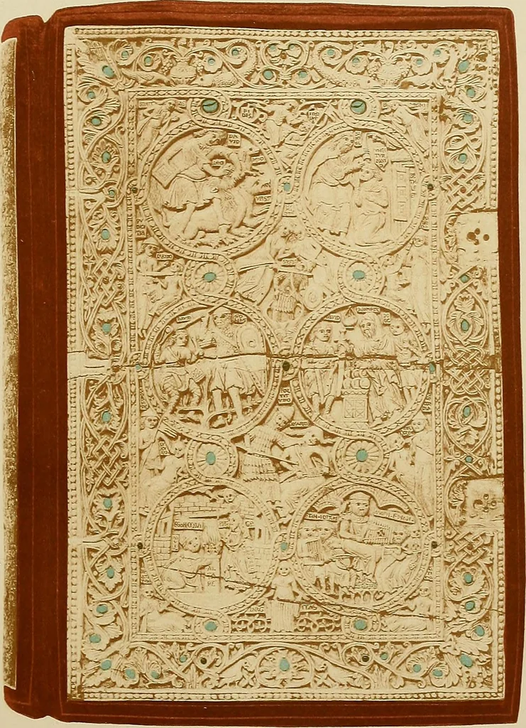 An illustration from A history of the art of bookbinding : with some account of the books of the ancients, 1894, leaf 84