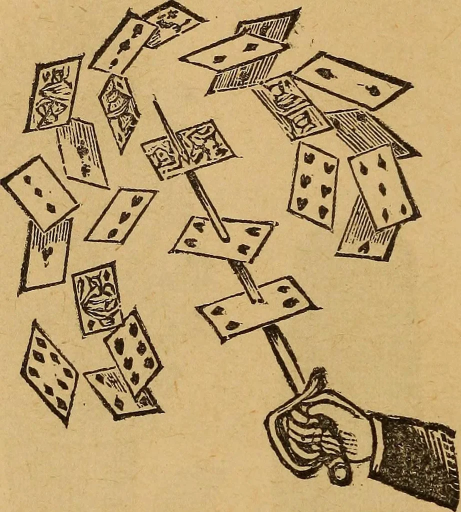 An illustration from A history of the art of magic : containing anecdotes, explanation of tricks and a sketch of the life of Alexander Hermann, 1887, leaf 135