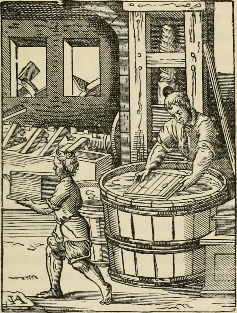 An illustration from History of the Bassandyne Bible, the first printed in Scotland with notices of the early printers of Edinburgh, 1887, leaf 116