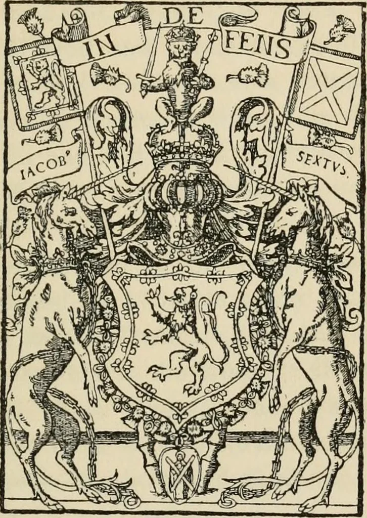 An illustration from History of the Bassandyne Bible, the first printed in Scotland with notices of the early printers of Edinburgh, 1887, leaf 120