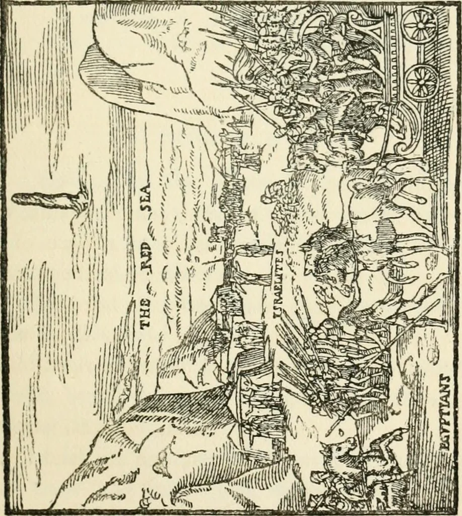 An illustration from History of the Bassandyne Bible, the first printed in Scotland; with notices of the early printers of Edinburgh, 1887, leaf 154