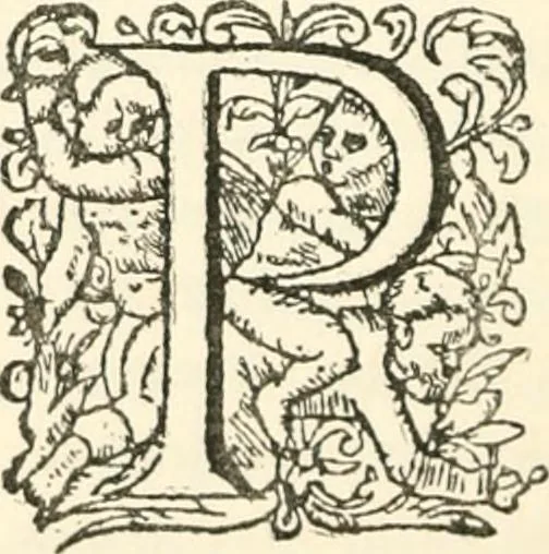 An illustration from History of the Bassandyne Bible, the first printed in Scotland; with notices of the early printers of Edinburgh, 1887, leaf 179