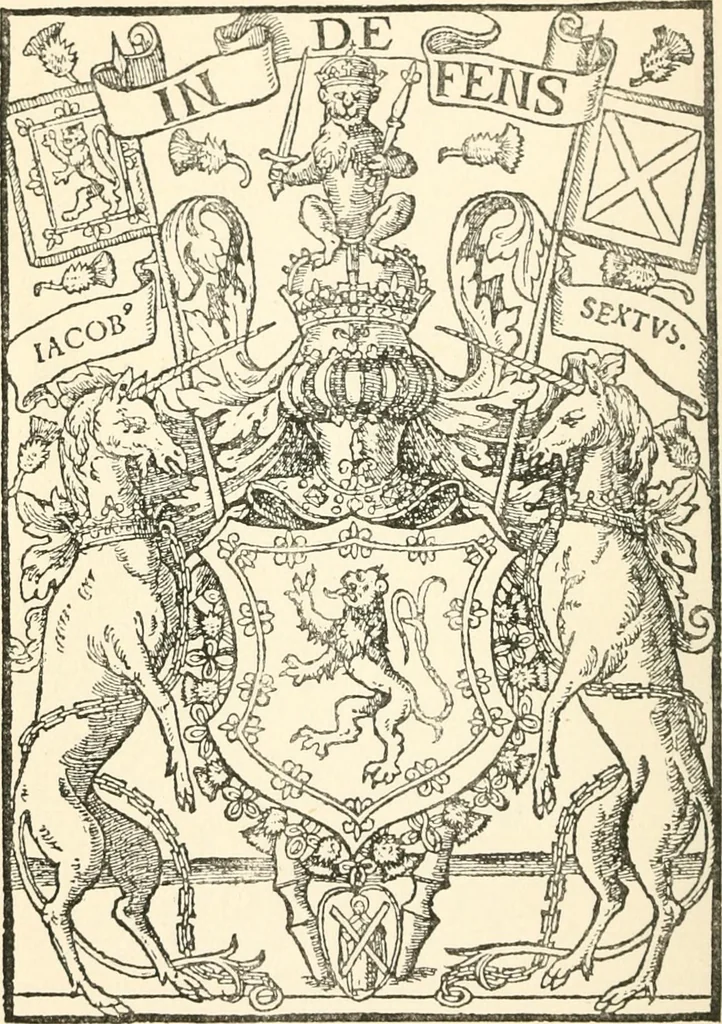 An illustration from History of the Bassandyne Bible, the first printed in Scotland; with notices of the early printers of Edinburgh, 1887, leaf 7