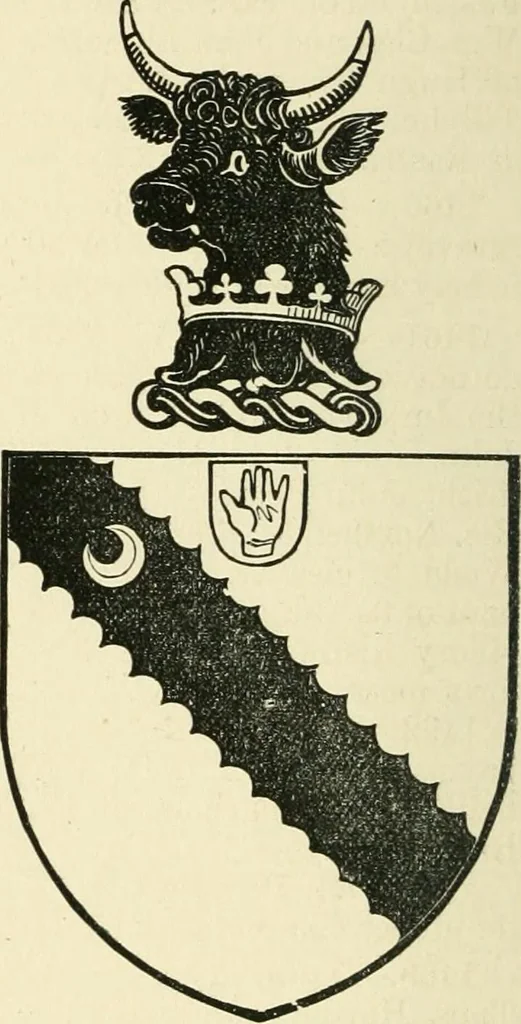 An illustration from The history of Brighouse, Rastrick, and Hipperholme; with monorial notes on Coley, Lightcliffe, Northowram, Shelf, Fixby, Clifton and Kirklees, 1893, leaf 125