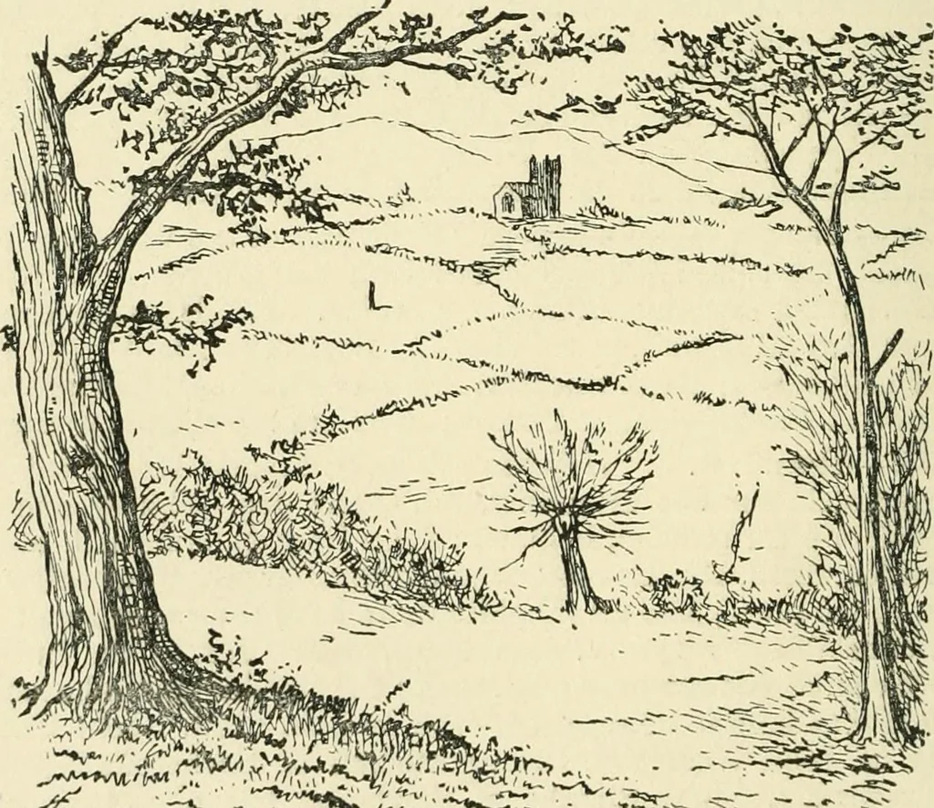 An illustration from The history of Brighouse, Rastrick, and Hipperholme; with monorial notes on Coley, Lightcliffe, Northowram, Shelf, Fixby, Clifton and Kirklees, 1893, leaf 129
