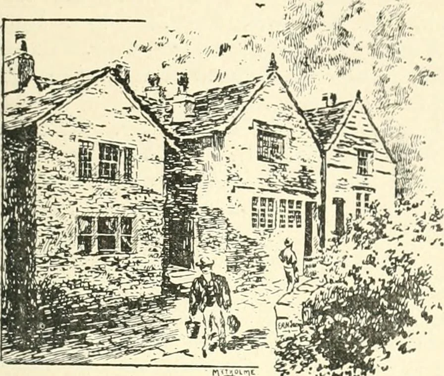 An illustration from The history of Brighouse, Rastrick, and Hipperholme; with monorial notes on Coley, Lightcliffe, Northowram, Shelf, Fixby, Clifton and Kirklees, 1893, leaf 156