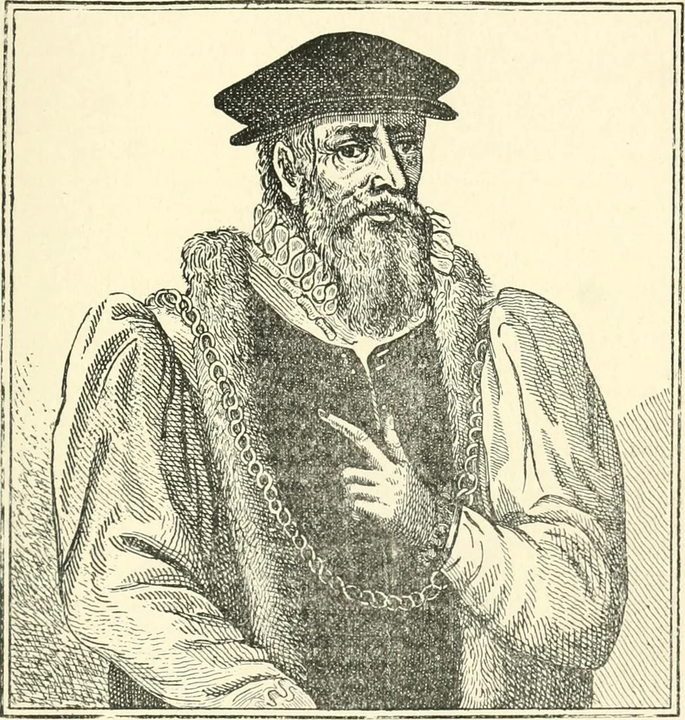 An illustration from The history of Brighouse, Rastrick, and Hipperholme; with monorial notes on Coley, Lightcliffe, Northowram, Shelf, Fixby, Clifton and Kirklees, 1893, leaf 166