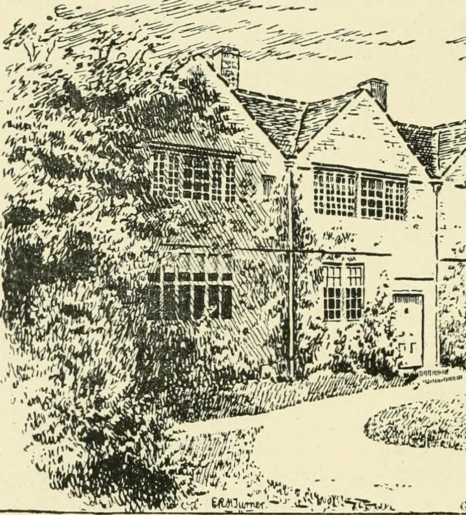 An illustration from The history of Brighouse, Rastrick, and Hipperholme; with monorial notes on Coley, Lightcliffe, Northowram, Shelf, Fixby, Clifton and Kirklees, 1893, leaf 239