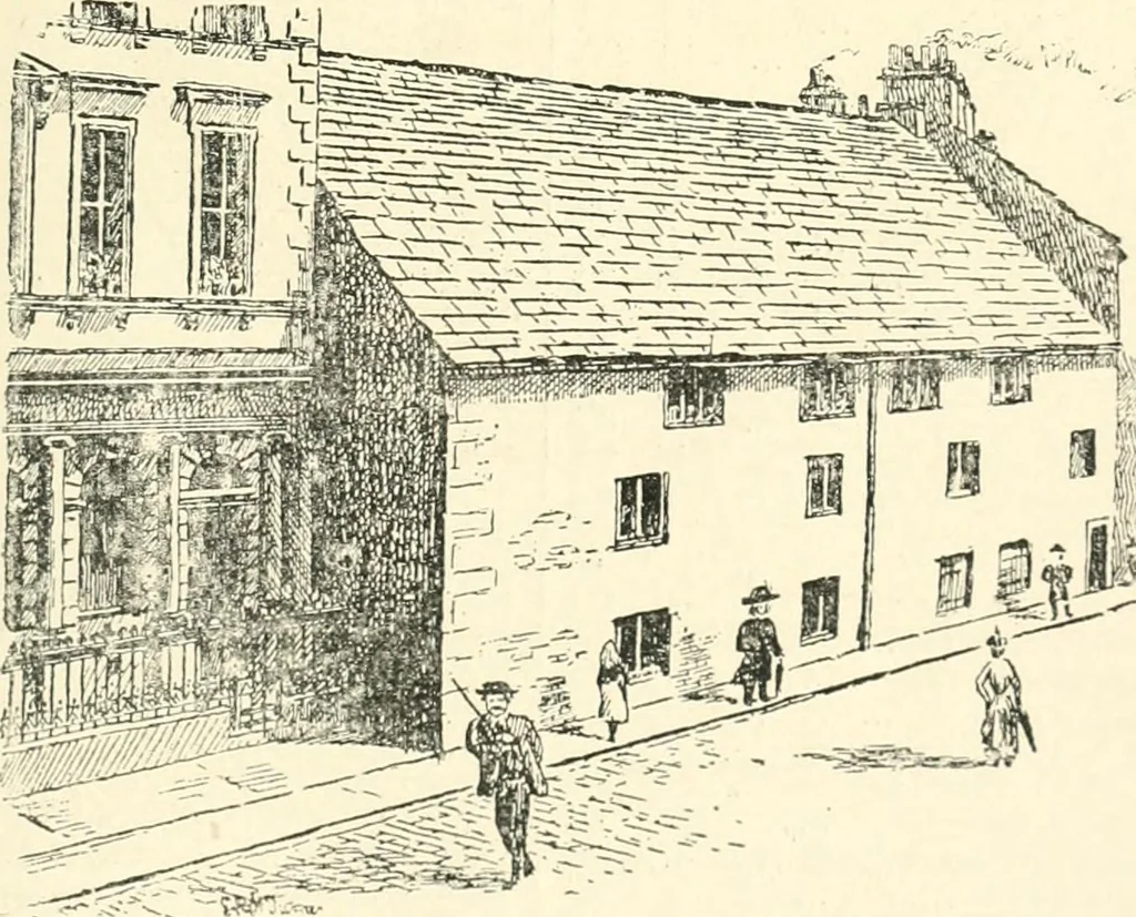An illustration from The history of Brighouse, Rastrick, and Hipperholme; with monorial notes on Coley, Lightcliffe, Northowram, Shelf, Fixby, Clifton and Kirklees, 1893, leaf 246