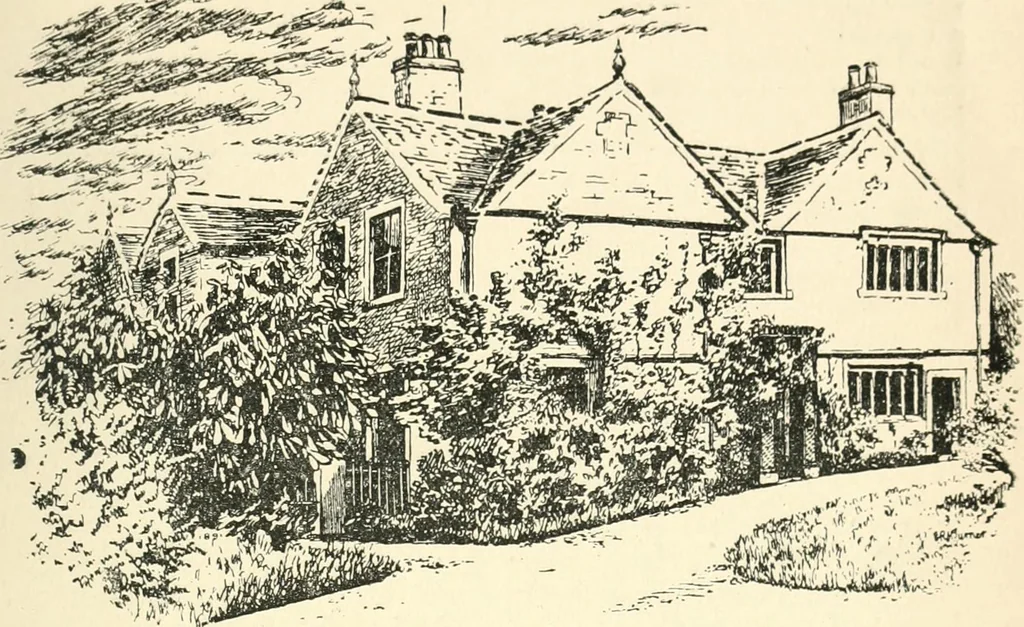 An illustration from The history of Brighouse, Rastrick, and Hipperholme; with monorial notes on Coley, Lightcliffe, Northowram, Shelf, Fixby, Clifton and Kirklees, 1893, leaf 252