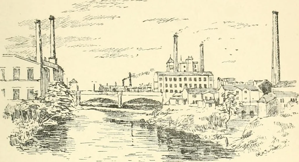 An illustration from The history of Brighouse, Rastrick, and Hipperholme; with monorial notes on Coley, Lightcliffe, Northowram, Shelf, Fixby, Clifton and Kirklees, 1893, leaf 274