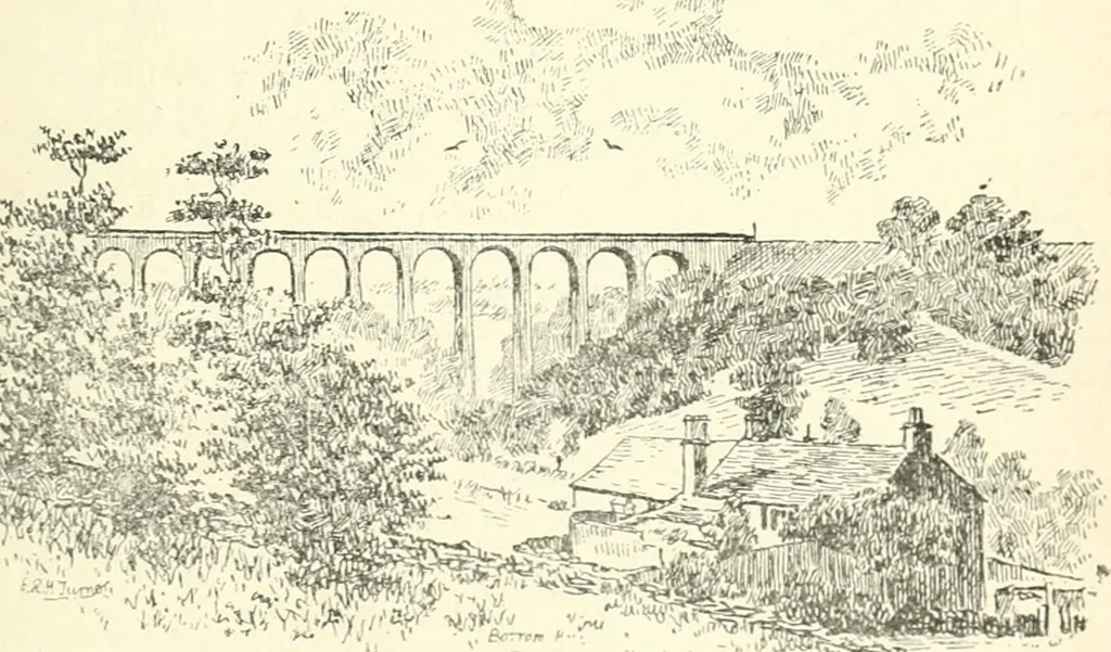 An illustration from The history of Brighouse, Rastrick, and Hipperholme; with monorial notes on Coley, Lightcliffe, Northowram, Shelf, Fixby, Clifton and Kirklees, 1893, leaf 280