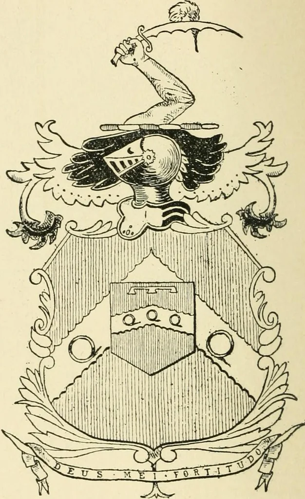 An illustration from The history of Brighouse, Rastrick, and Hipperholme; with monorial notes on Coley, Lightcliffe, Northowram, Shelf, Fixby, Clifton and Kirklees, 1893, leaf 313