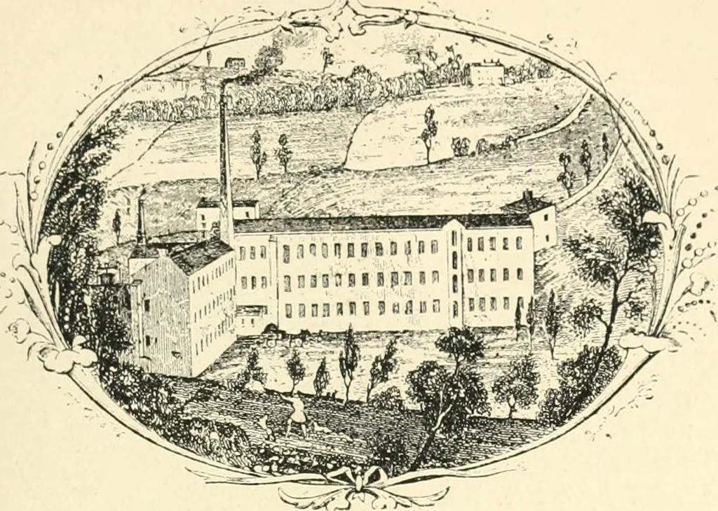 An illustration from The history of Brighouse, Rastrick, and Hipperholme; with monorial notes on Coley, Lightcliffe, Northowram, Shelf, Fixby, Clifton and Kirklees, 1893, leaf 316