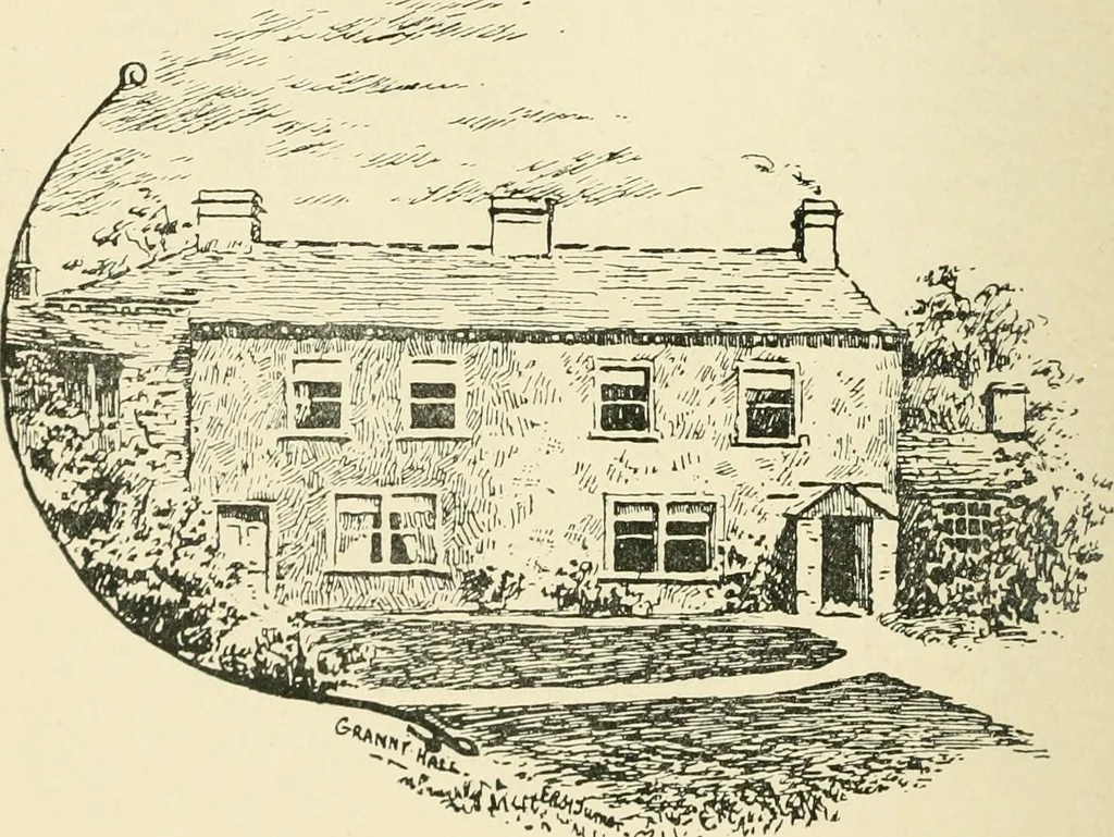 An illustration from The history of Brighouse, Rastrick, and Hipperholme; with monorial notes on Coley, Lightcliffe, Northowram, Shelf, Fixby, Clifton and Kirklees, 1893, leaf 345
