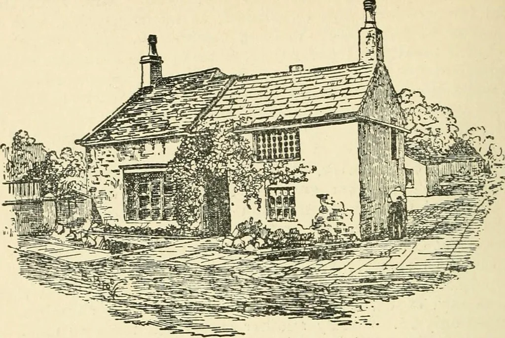 An illustration from The history of Brighouse, Rastrick, and Hipperholme; with monorial notes on Coley, Lightcliffe, Northowram, Shelf, Fixby, Clifton and Kirklees, 1893, leaf 353