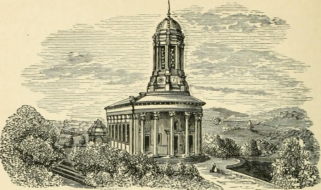 An illustration from The history of Brighouse, Rastrick, and Hipperholme; with monorial notes on Coley, Lightcliffe, Northowram, Shelf, Fixby, Clifton and Kirklees, 1893, leaf 357