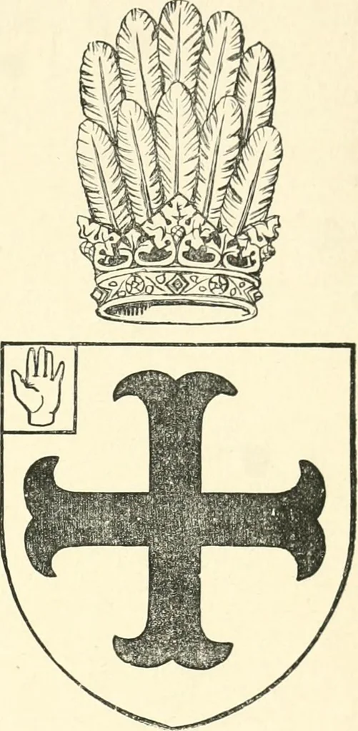 An illustration from The history of Brighouse, Rastrick, and Hipperholme; with monorial notes on Coley, Lightcliffe, Northowram, Shelf, Fixby, Clifton and Kirklees, 1893, leaf 50