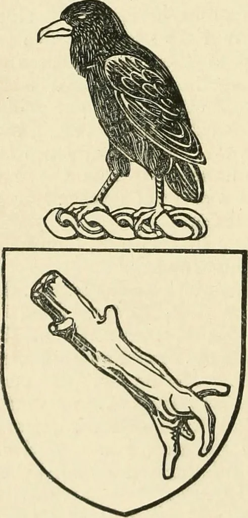 An illustration from The history of Brighouse, Rastrick, and Hipperholme; with monorial notes on Coley, Lightcliffe, Northowram, Shelf, Fixby, Clifton and Kirklees, 1893, leaf 53