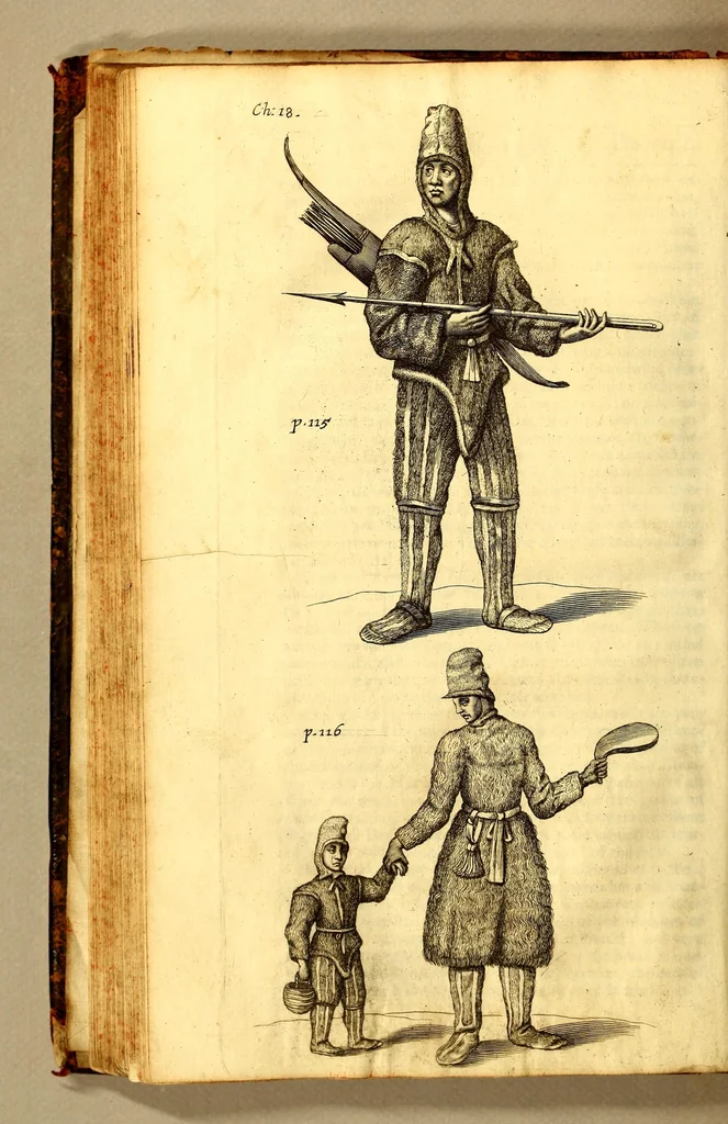 An illustration from The history of the Caribby-Islands, : viz. Barbados, St Christophers, St Vincents, Martinico, Dominico, Barbouthos, Monserrat, Mevis [sic], Antego, &c. in all XXVIII. : In two books. The first containing the natural; the second, the moral history of those islands. : Illustrated with several pieces of sculpture, representing the most considerable rarities therein described. : With a Caribbian-vocabulary., 1666, leaf 140