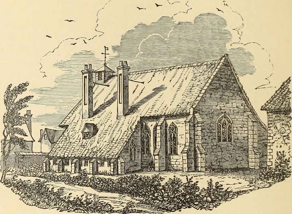 An illustration from A history of the castles, mansions, and manors of western Sussex, 1876, leaf 101