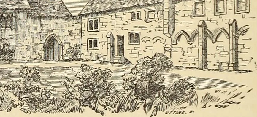 An illustration from A history of the castles, mansions, and manors of western Sussex, 1876, leaf 129