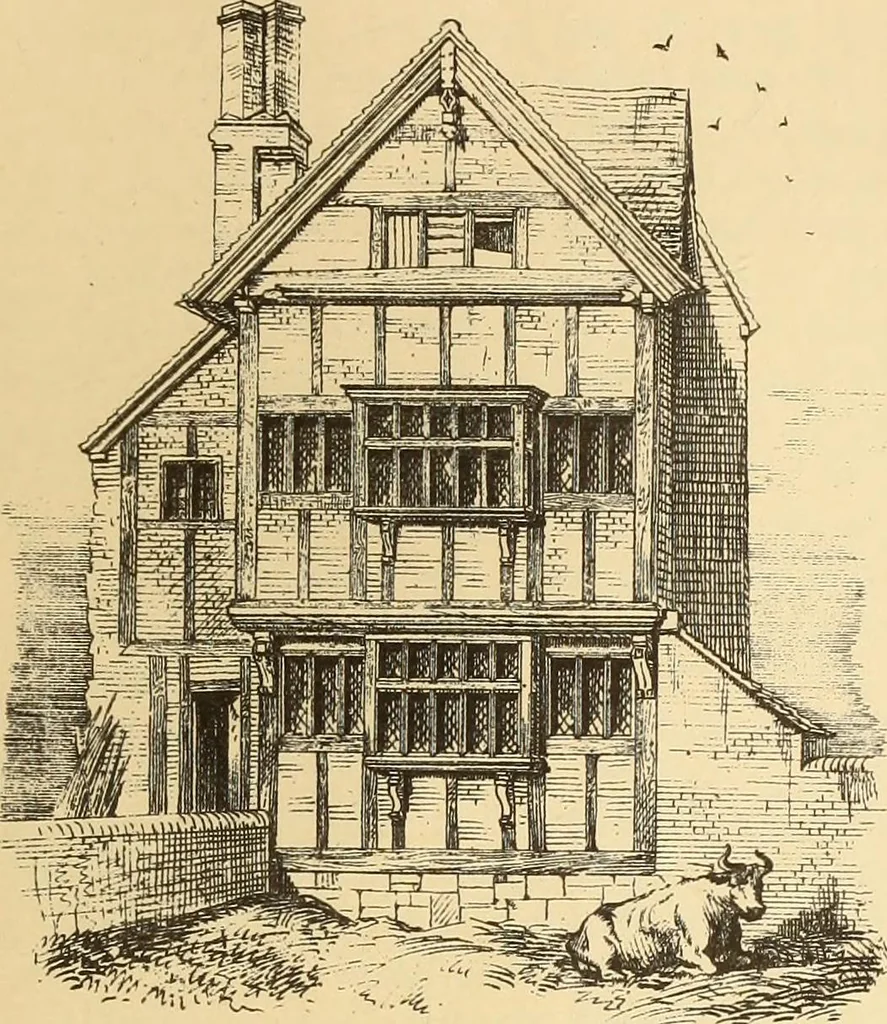 An illustration from A history of the castles, mansions, and manors of western Sussex, 1876, leaf 174
