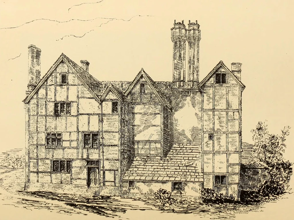 An illustration from A history of the castles, mansions, and manors of western Sussex, 1876, leaf 233