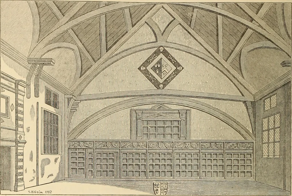 An illustration from A history of the castles, mansions, and manors of western Sussex, 1876, leaf 249