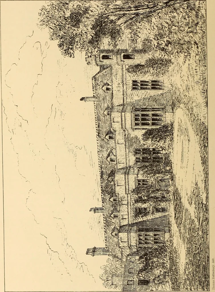 An illustration from A history of the castles, mansions, and manors of western Sussex, 1876, leaf 283