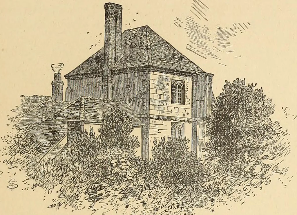 An illustration from A history of the castles, mansions, and manors of western Sussex, 1876, leaf 34