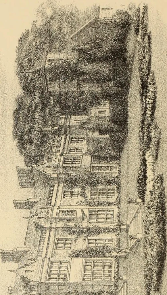 An illustration from A history of the castles, mansions, and manors of western Sussex, 1876, leaf 369