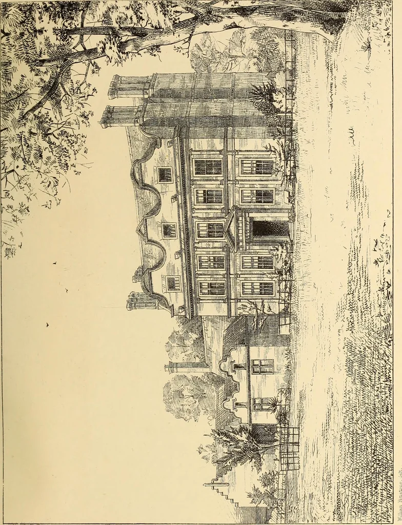 An illustration from A history of the castles, mansions, and manors of western Sussex, 1876, leaf 52