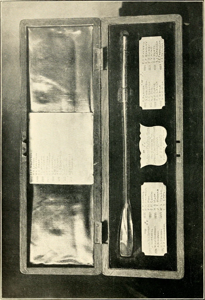 An illustration from The history of the Christ's College Boat Club, 1922, leaf 179