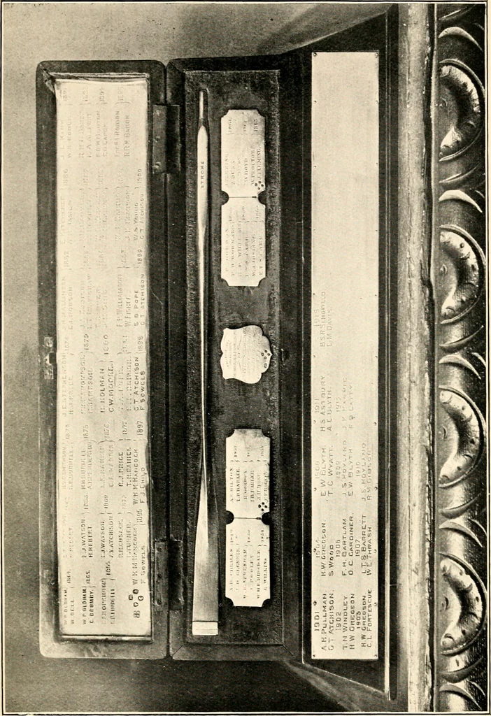 An illustration from The history of the Christ's College Boat Club, 1922, leaf 52