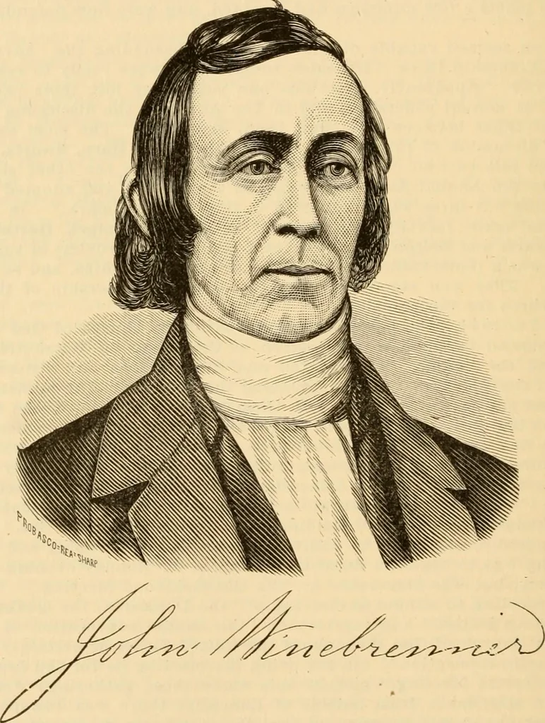 An illustration from History of the Churches of God in the United States of North America, 1914, leaf 151