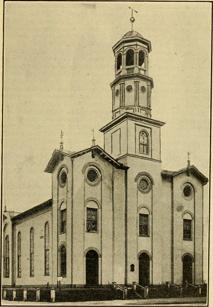 An illustration from History of the Churches of God in the United States of North America, 1914, leaf 34