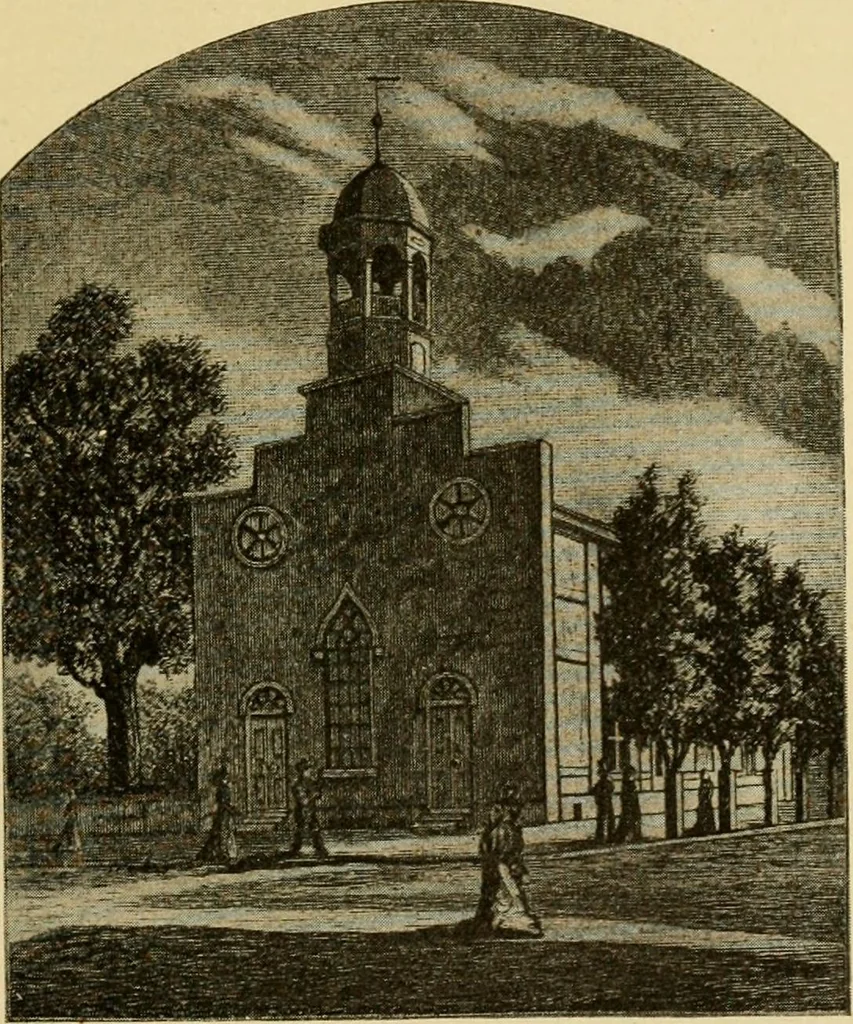 An illustration from History of the Churches of God in the United States of North America, 1914, leaf 42