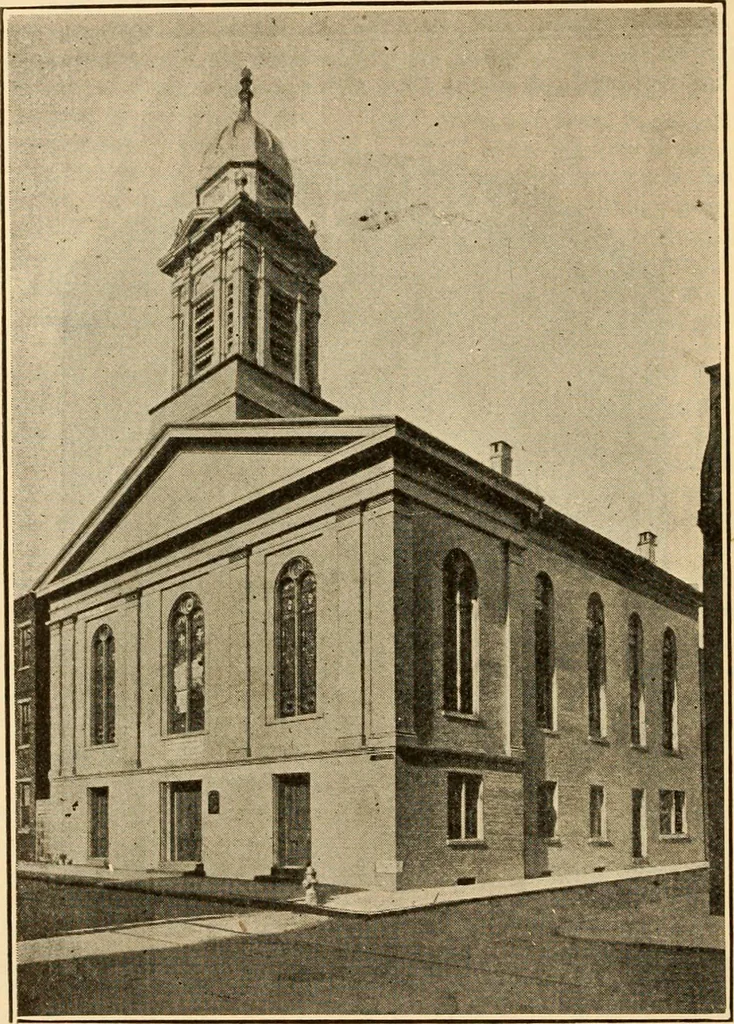 An illustration from History of the Churches of God in the United States of North America, 1914, leaf 43