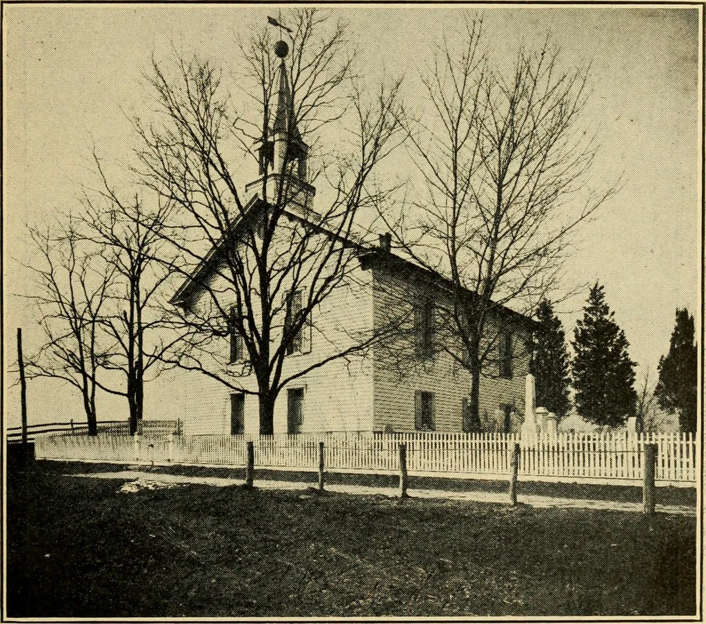 An illustration from History of the Churches of God in the United States of North America, 1914, leaf 46