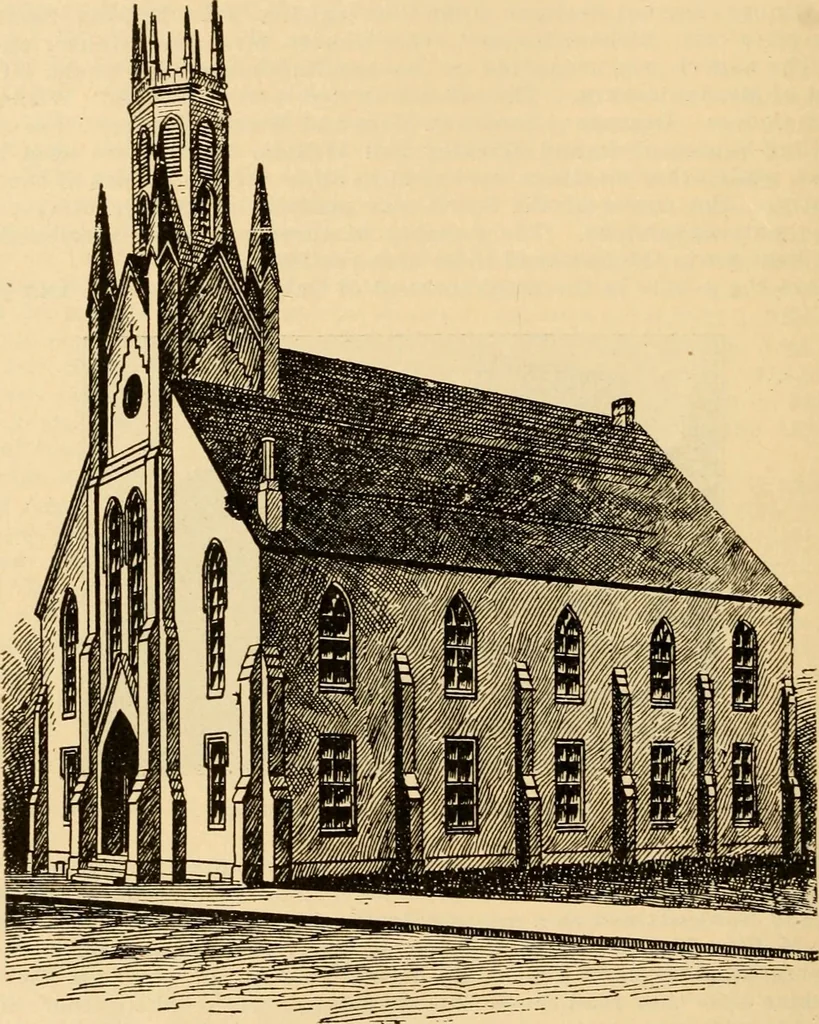 An illustration from History of the Churches of God in the United States of North America, 1914, leaf 53