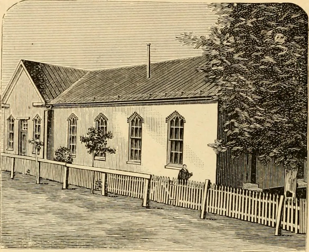 An illustration from History of the Churches of God in the United States of North America, 1914, leaf 73