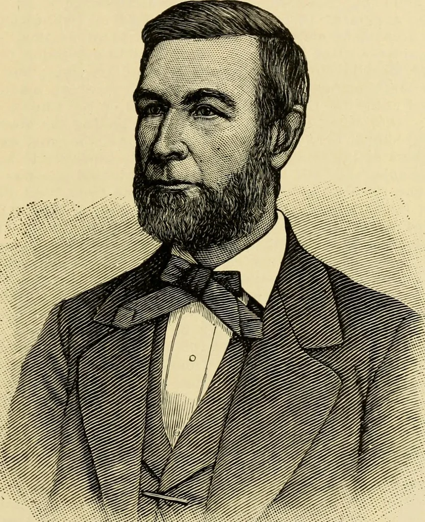 An illustration from History of the Churches of God in the United States of North America, 1914, leaf 828