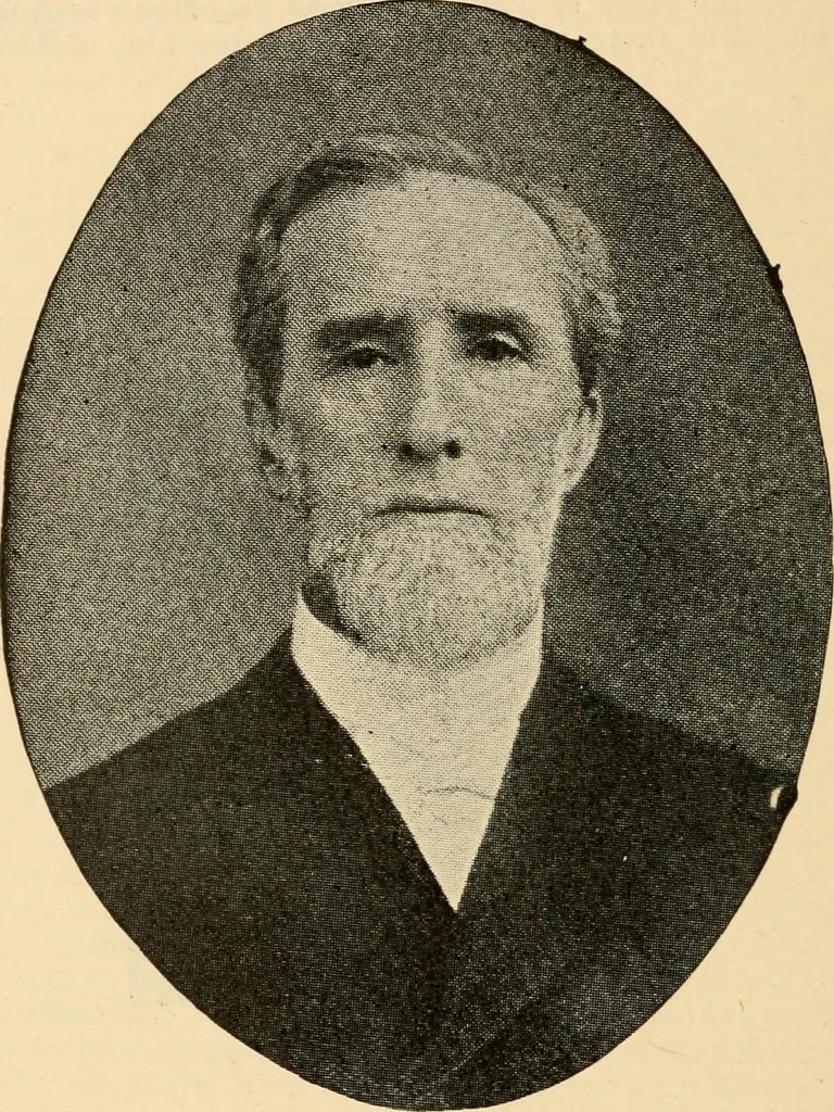 An illustration from History of the Churches of God in the United States of North America, 1914, leaf 853